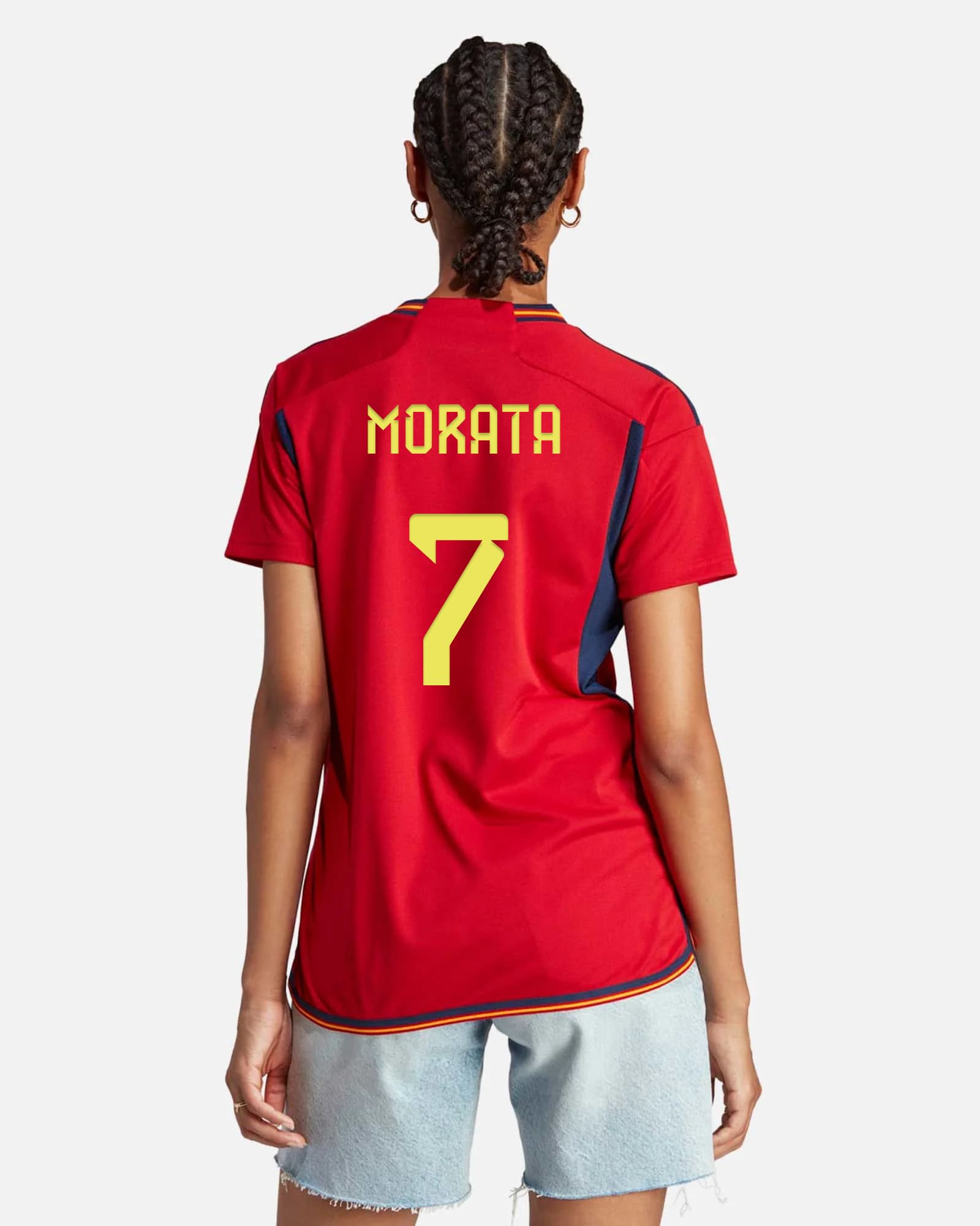 Camiseta de fútbol España Morata 7 Niño 2ª equipación Mundial 2018