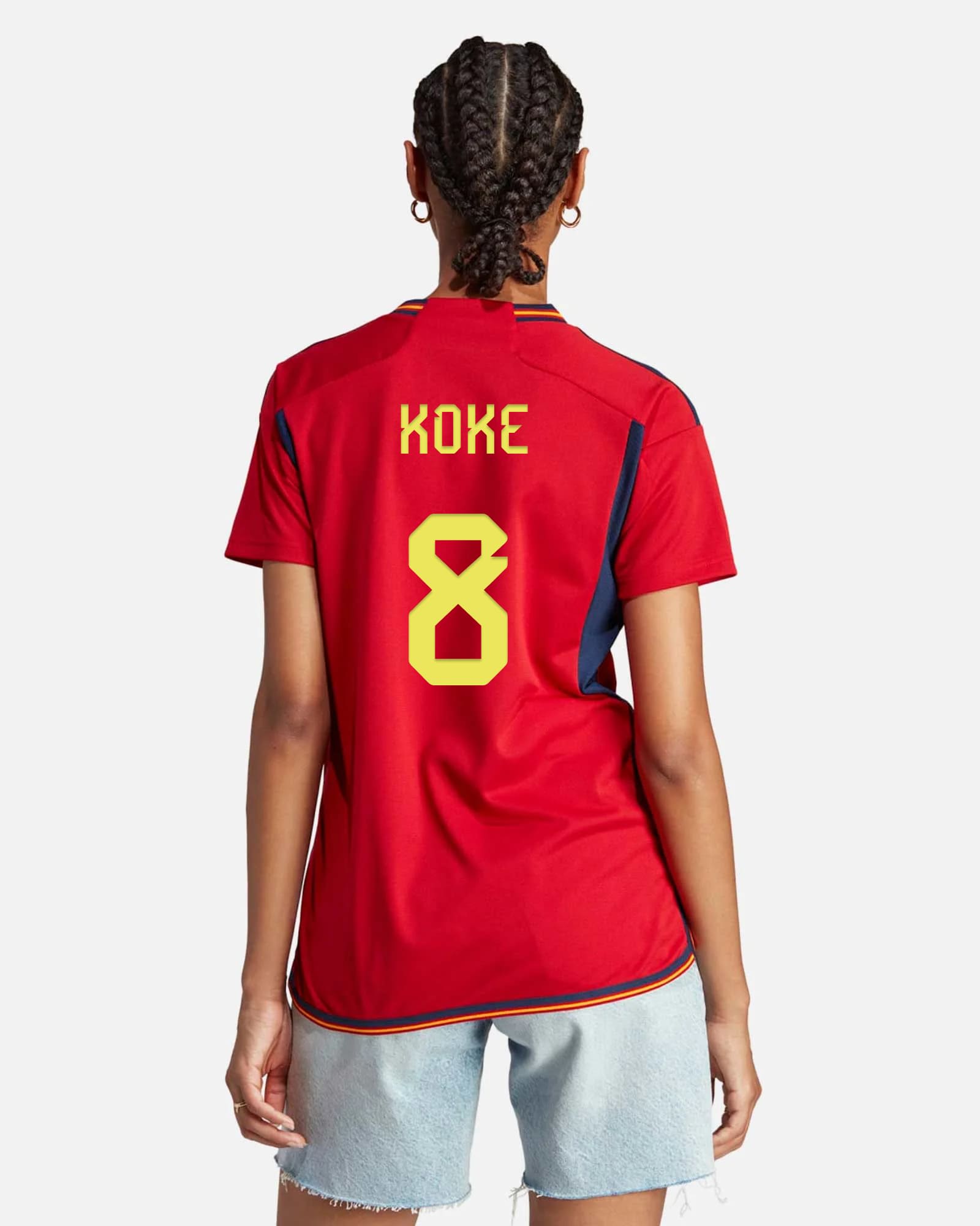 Camiseta 1ª España para el Mundial Qatar 2022 de Morata para Niño