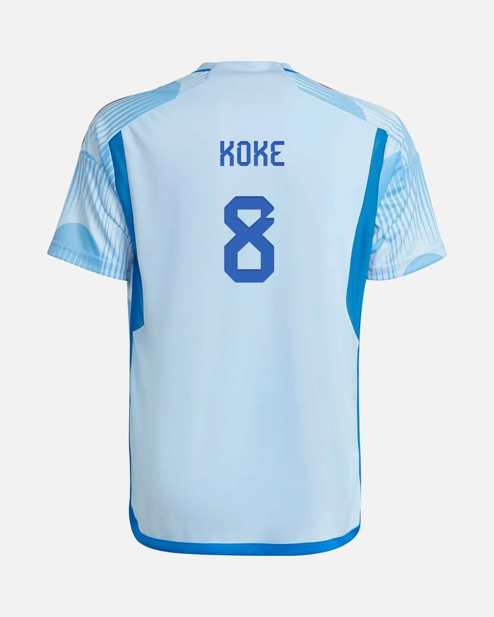 Camiseta 2ª España 2022/2023 Koke - Fútbol Factory