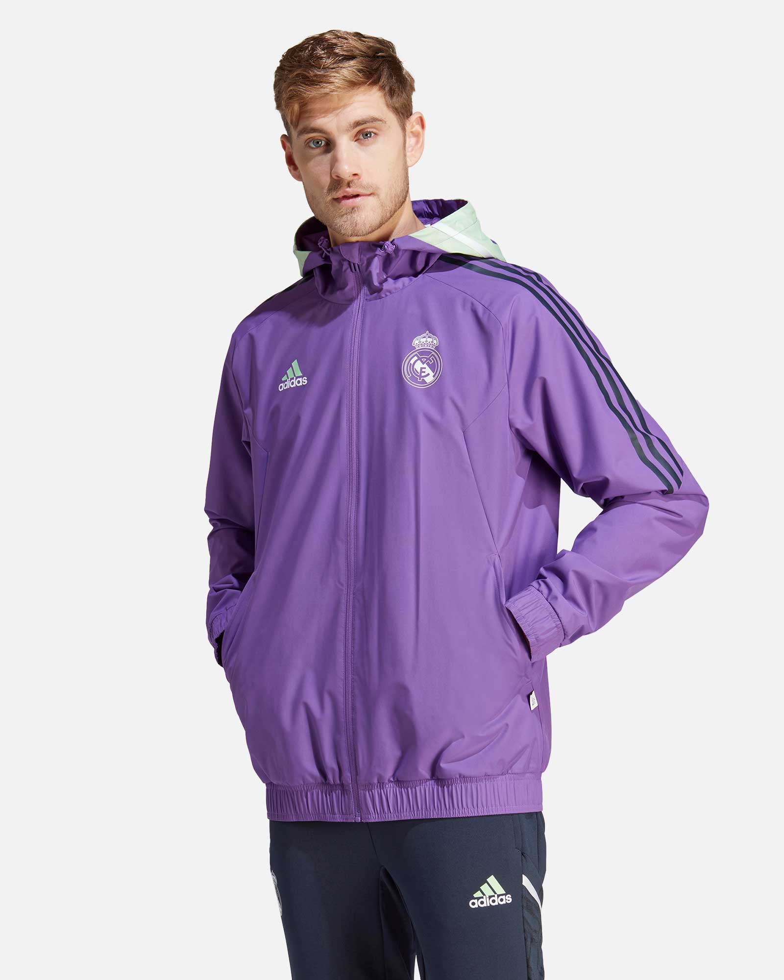 Chaqueta Real Madrid 2022/2023 Blanco/Púrpura