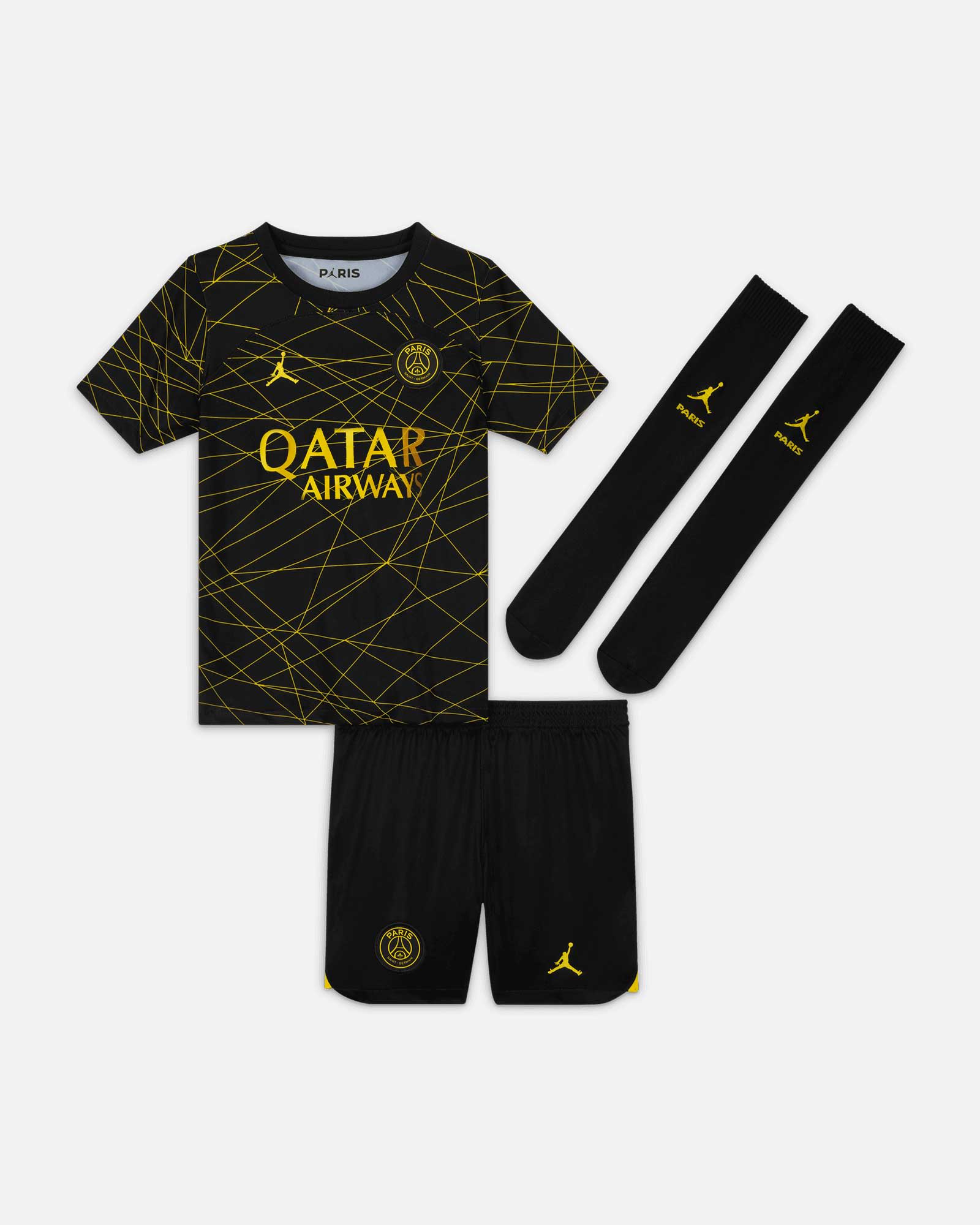 Conjunto 4ª PSG 2023/2024 Jordan - Fútbol Factory