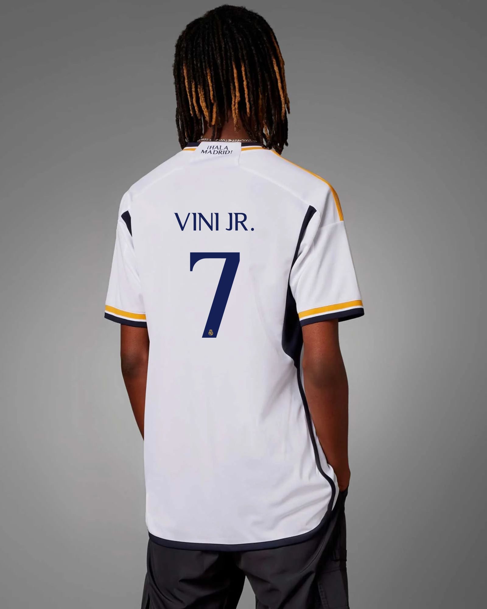 Camiseta Fútbol Adulto Vini Jr. Real Madrid Producto Oficial 22-23