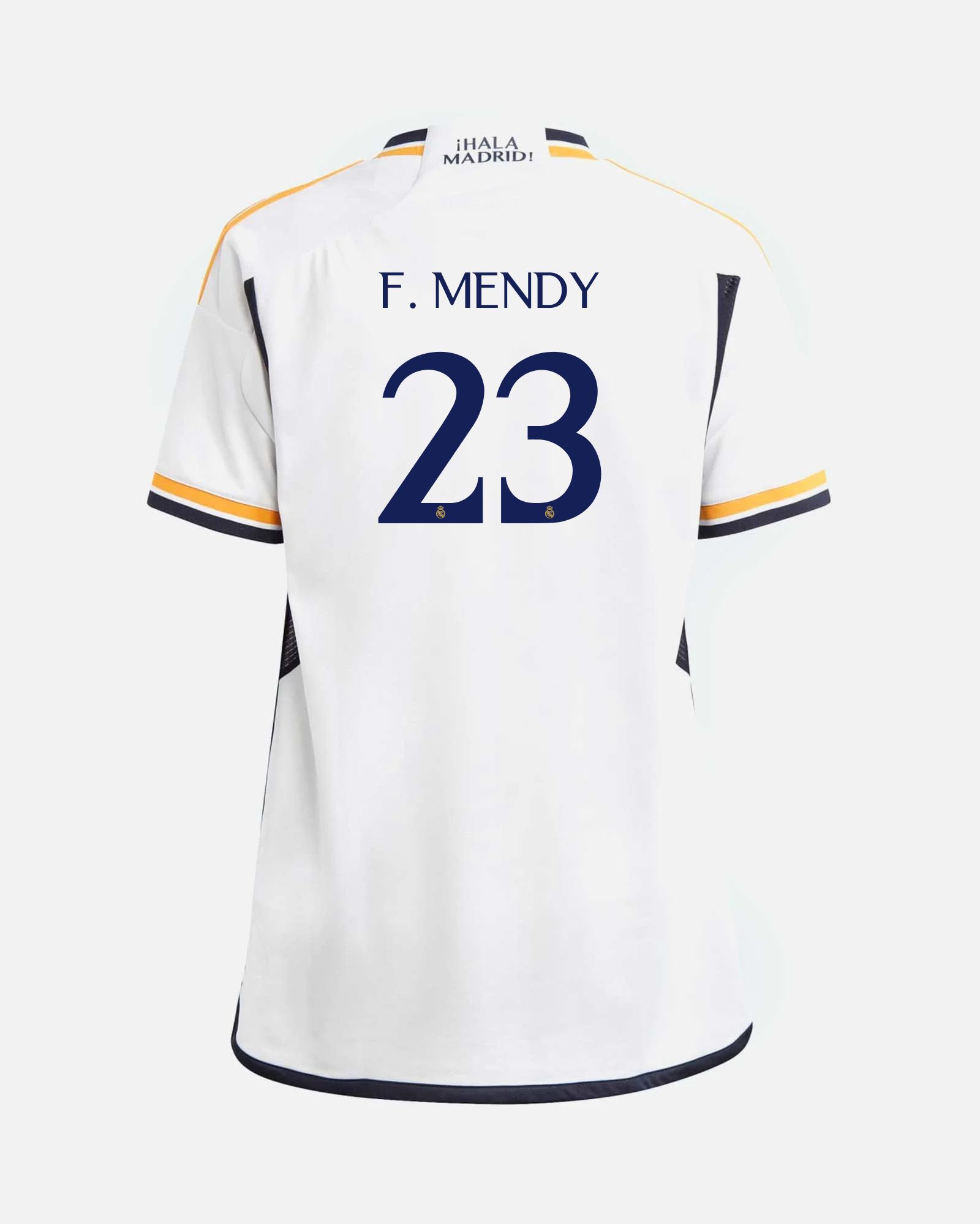 Camiseta 1ª Real Madrid 2023/2024 F. Mendy para Niño