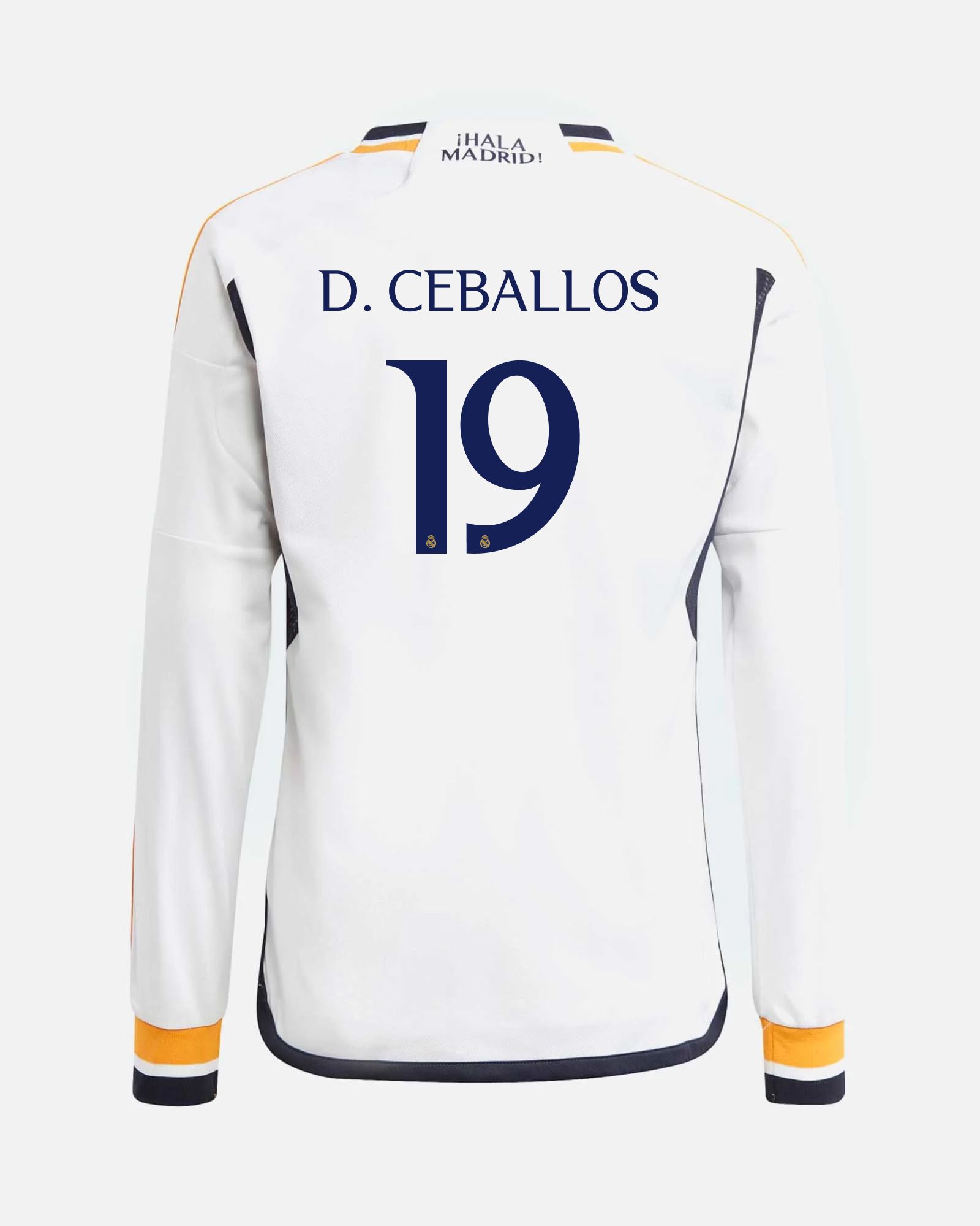 Camiseta 1ª Real Madrid 2023/2024 LS D. Ceballos - Fútbol Factory