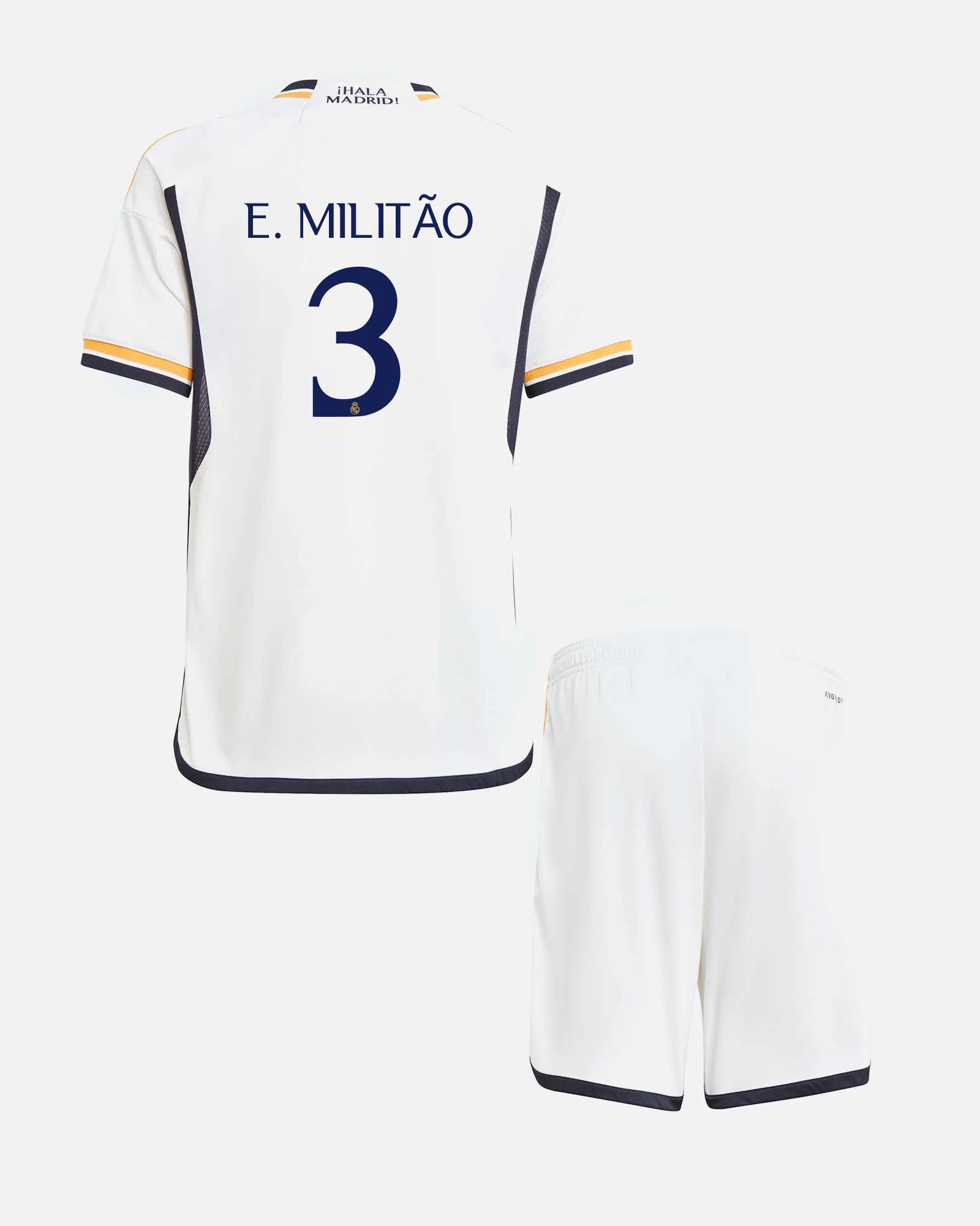 Conjunto 1ª Real Madrid 2023/2024 E. Militão - Fútbol Factory