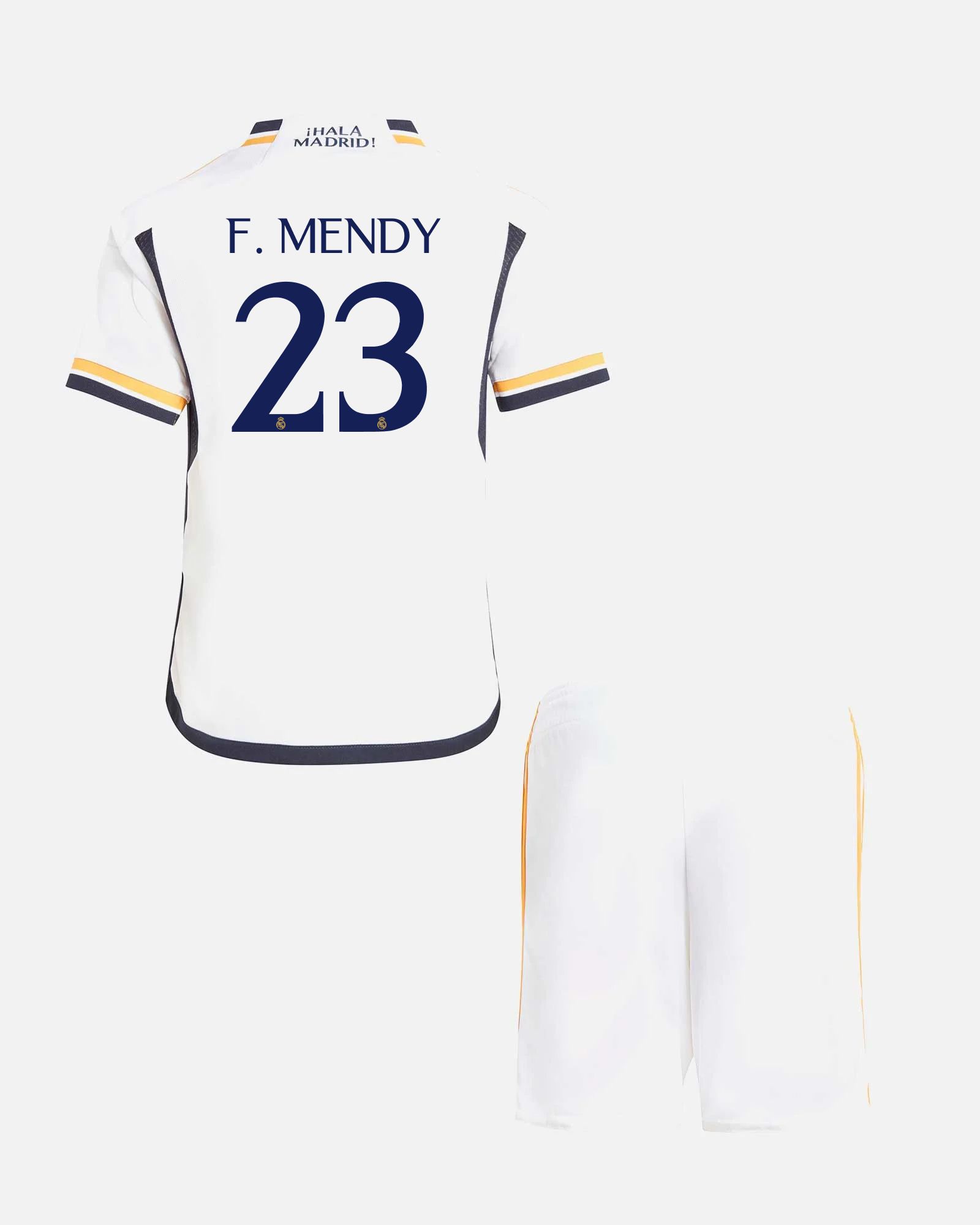 Miniconjunto primera equipación Real Madrid 23/24 - Blanco adidas