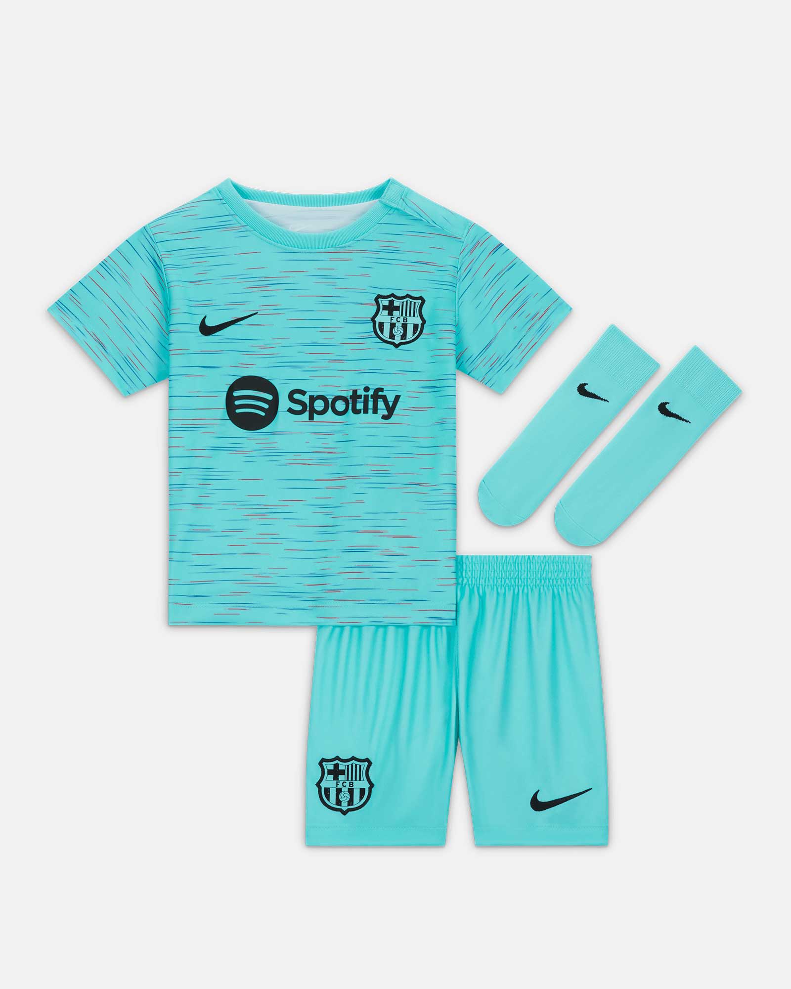 Conjunto 3ª FC Barcelona 2023/2024 para Niño Pequeño