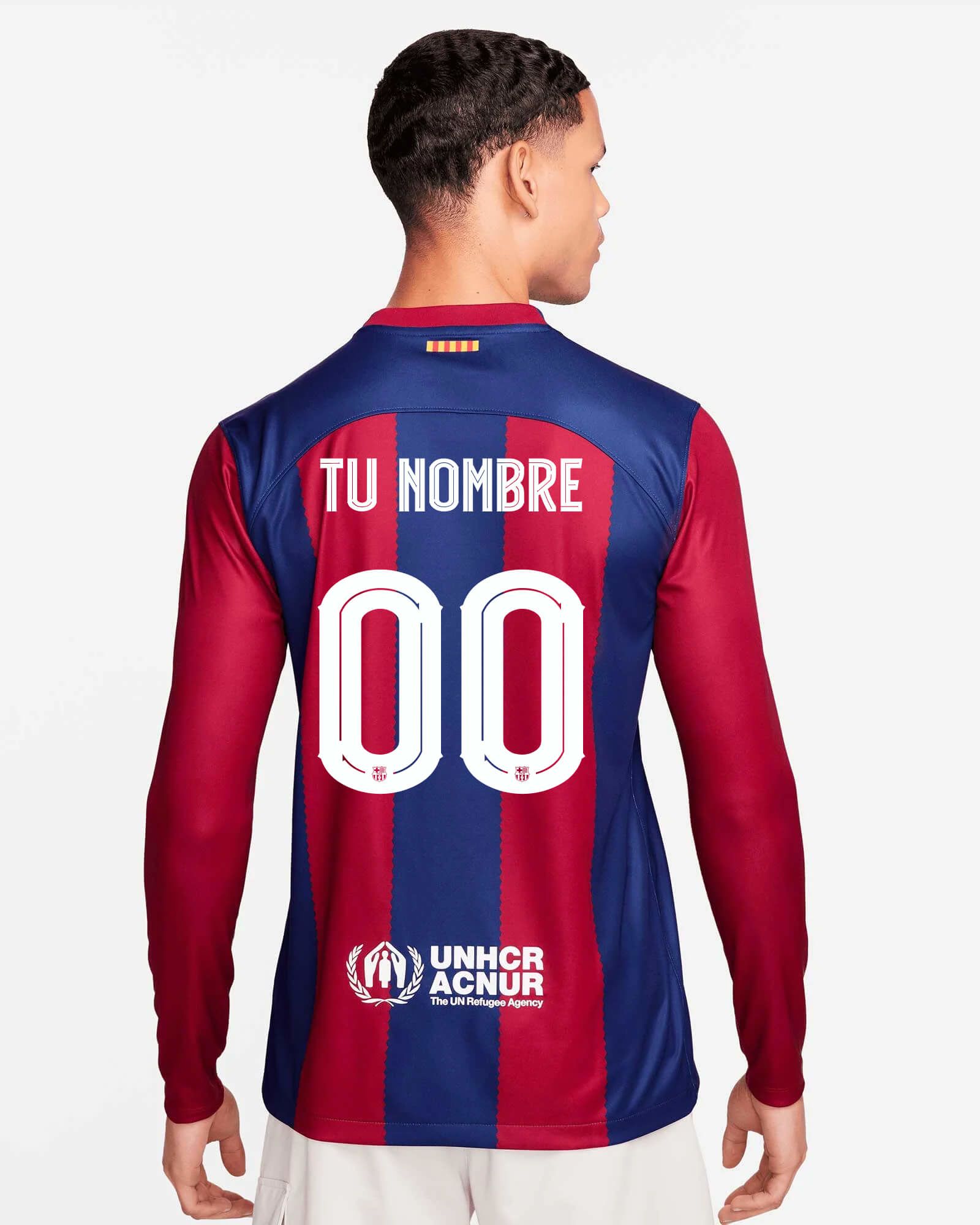 Camiseta 1ª FC Barcelona 2023/2024 LS Personalizado - Fútbol Factory