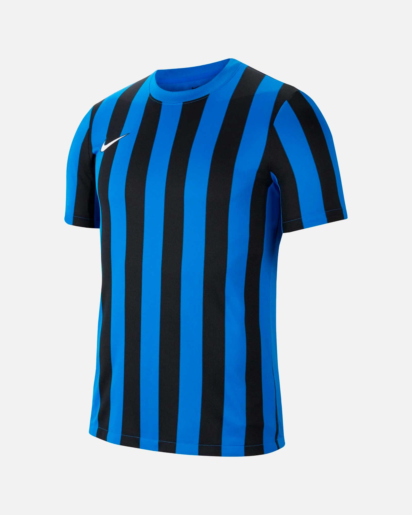 CAMISETA NIKE FUTBOL STRIPED DIVISION III AZUL Y BLANCO - - Camisetas