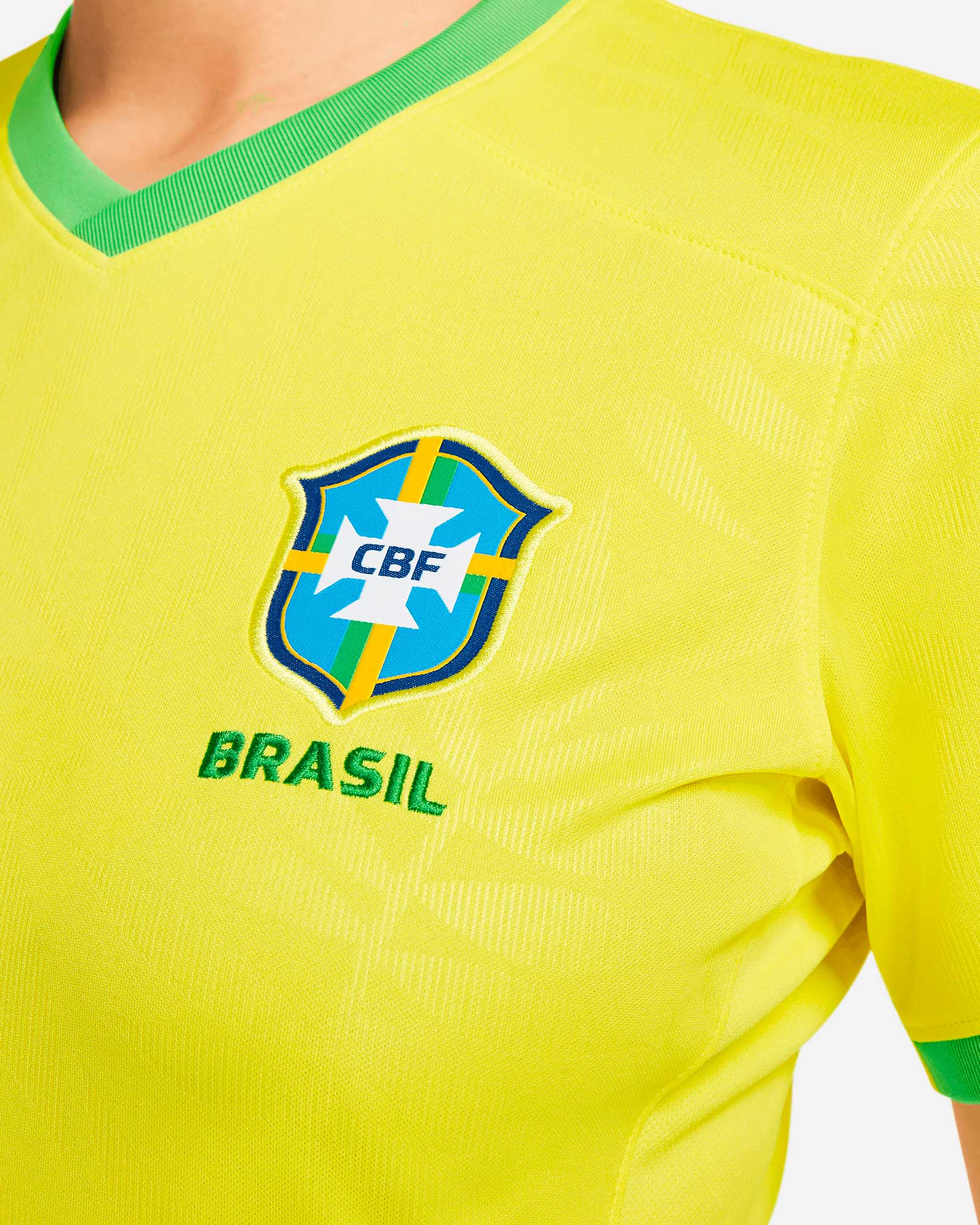  Camiseta de fútbol de Brasil – Camiseta con insignia