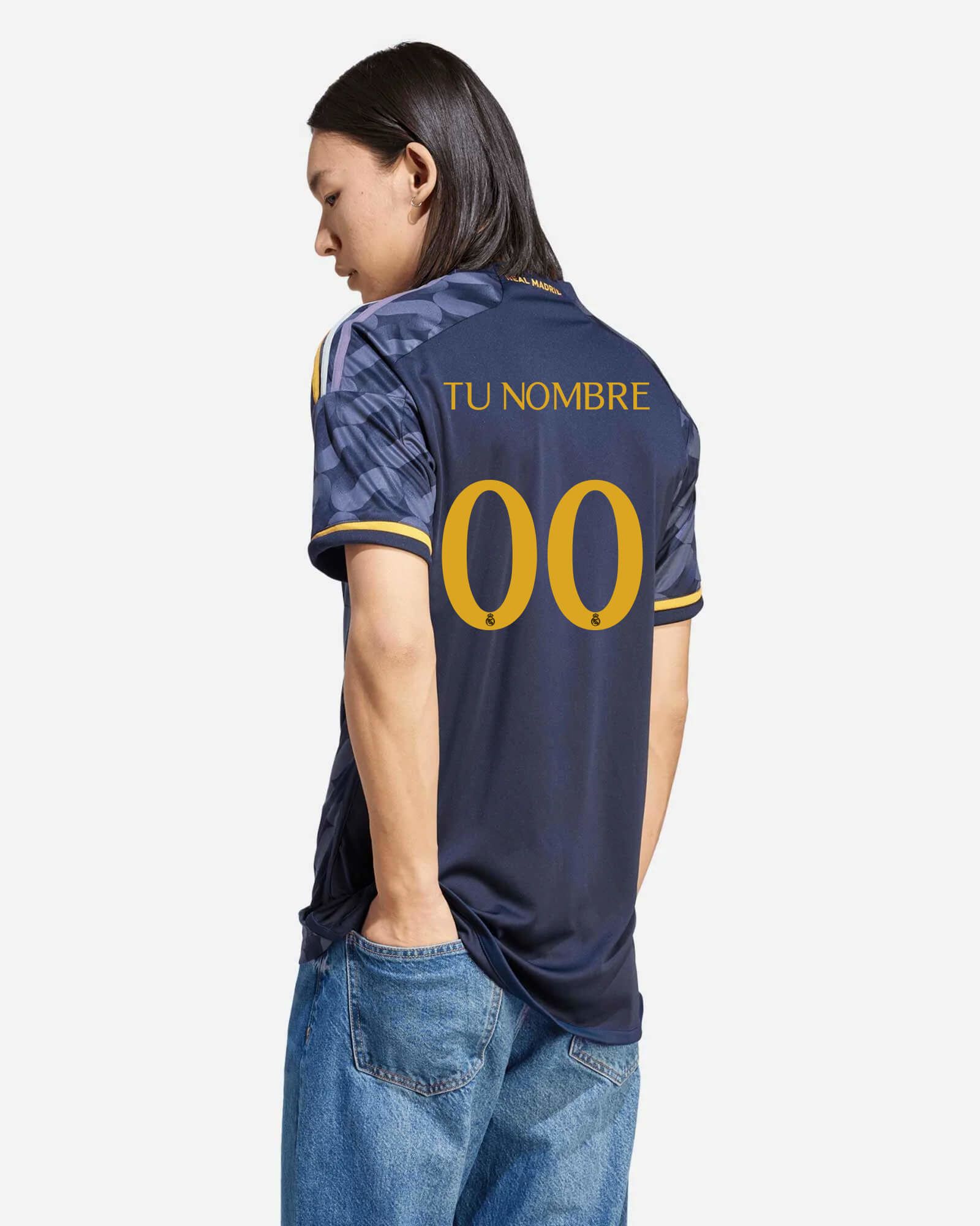 Camiseta 2ª Real Madrid 2023/2024 Personalizado