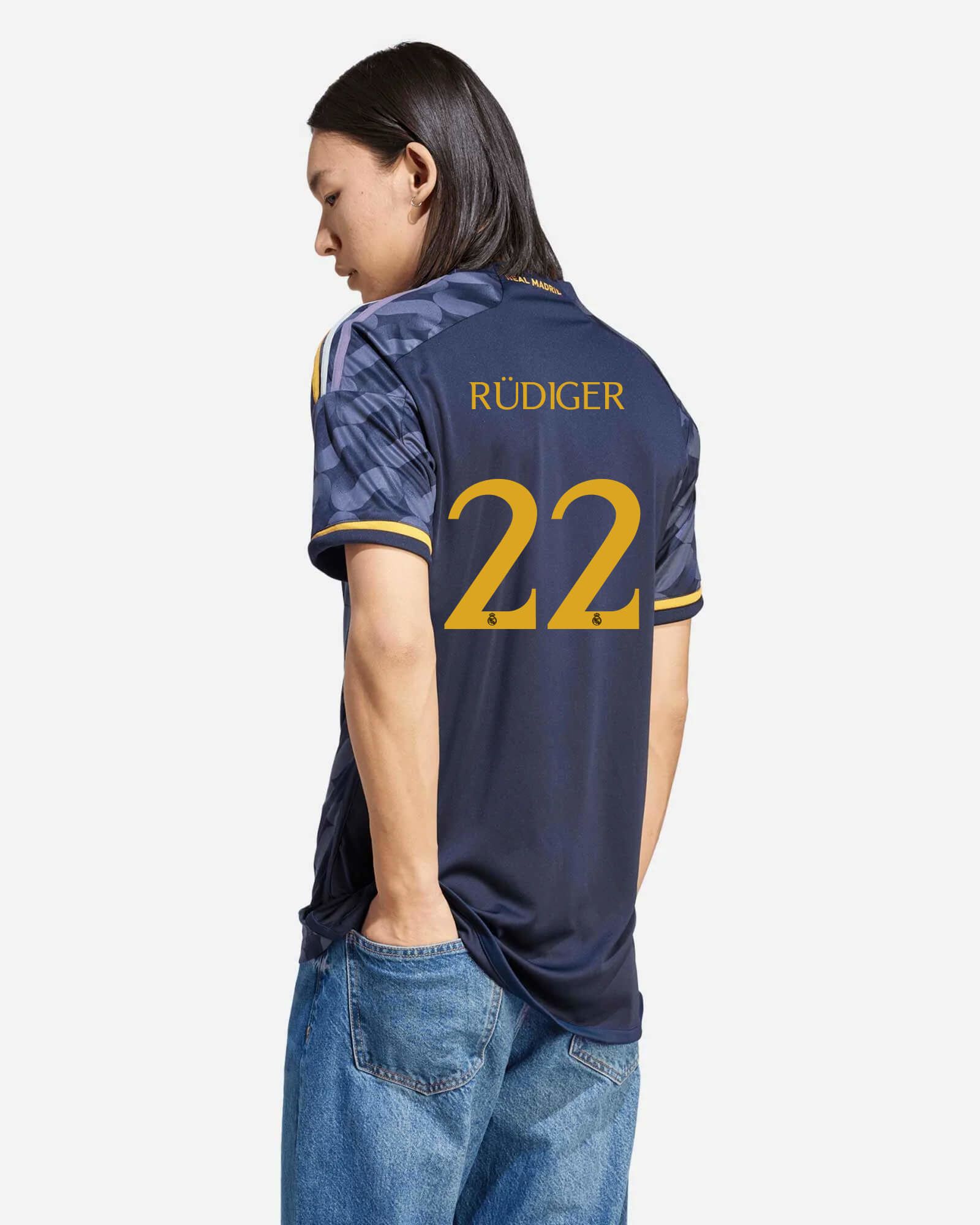 Camiseta de niños 1ª equipación Real Madrid CF 2023-2024 Rudiger 22 adidas