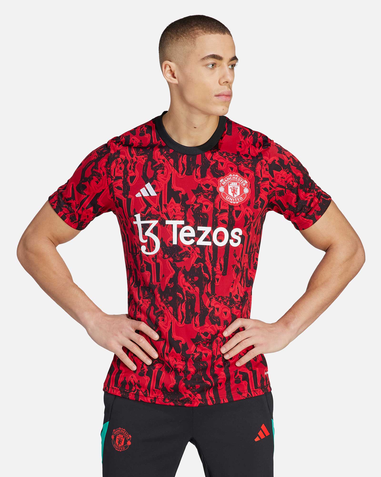 Camiseta Manchester United Prematch 2023/2024 para Hombre