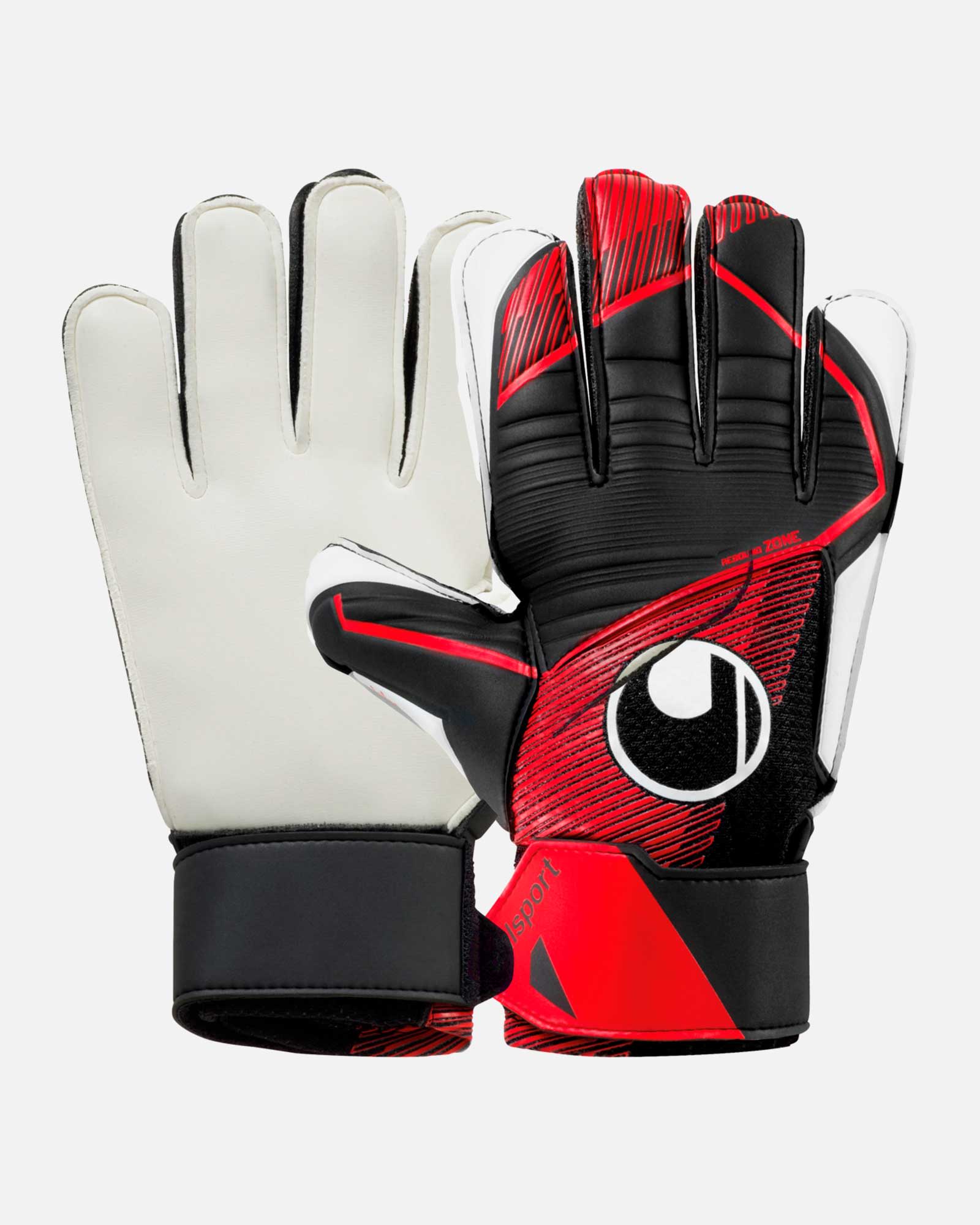 Guantes portero fútbol Area 19 negro verde flúor