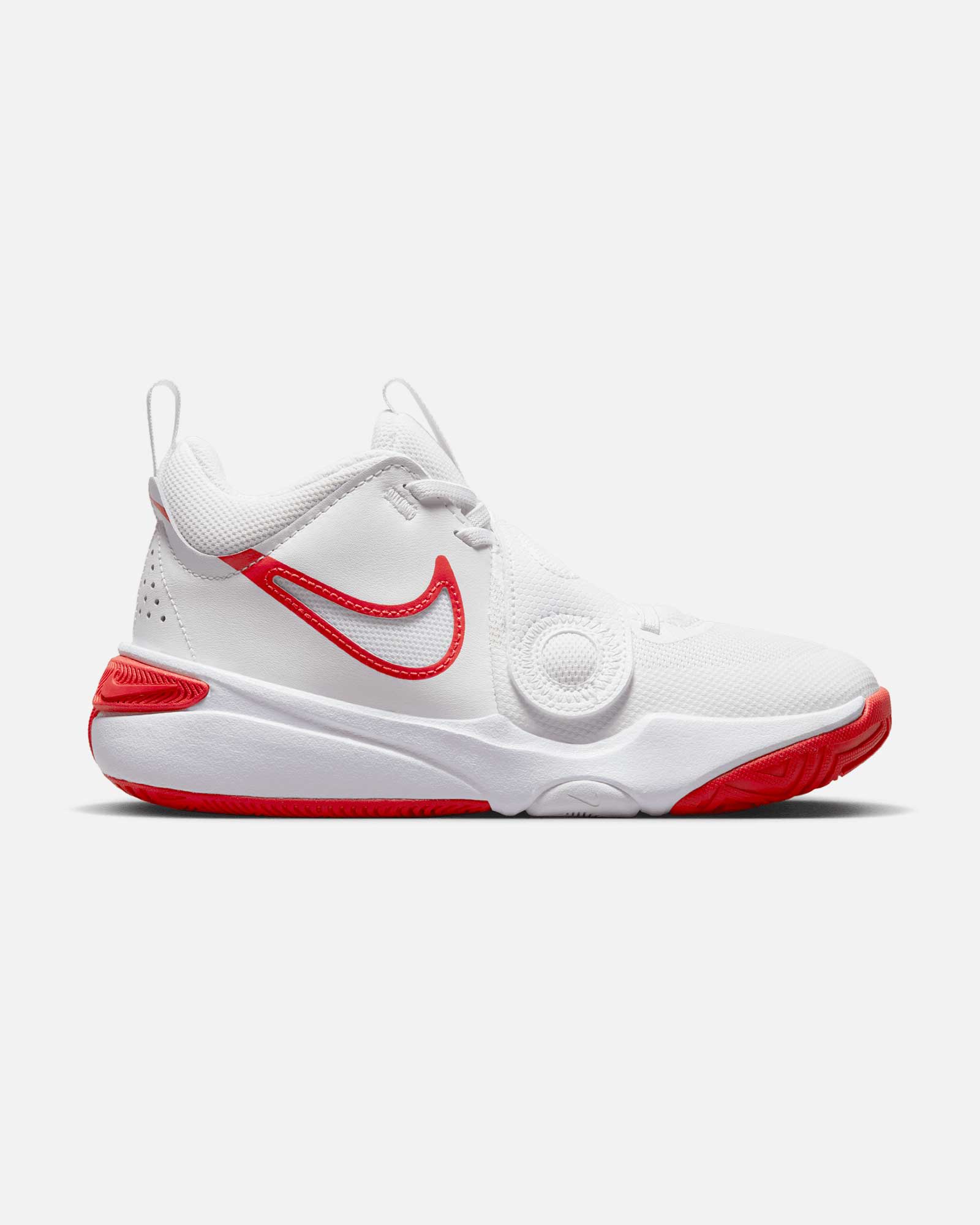 Nike Team Hustle - Blanco - Zapatillas Baloncesto Niño