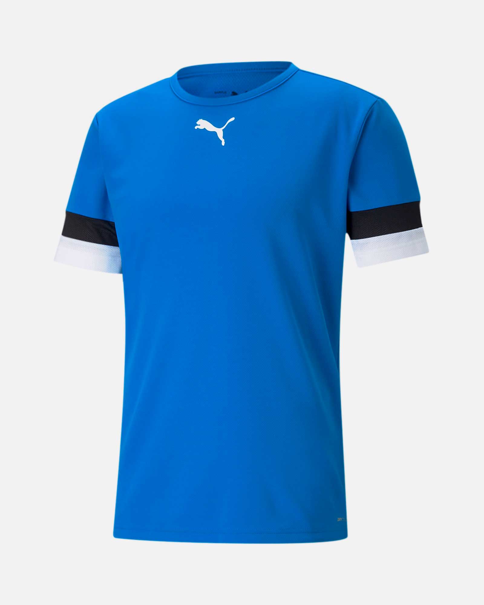 Camiseta Puma Hombre Fútbol Rise Logo Azul - Azzurry