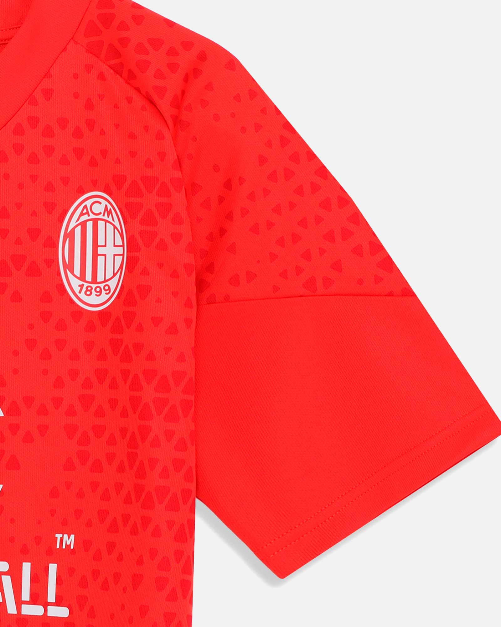 Camiseta Puma AC Milan mujer 2023 2024 roja negra