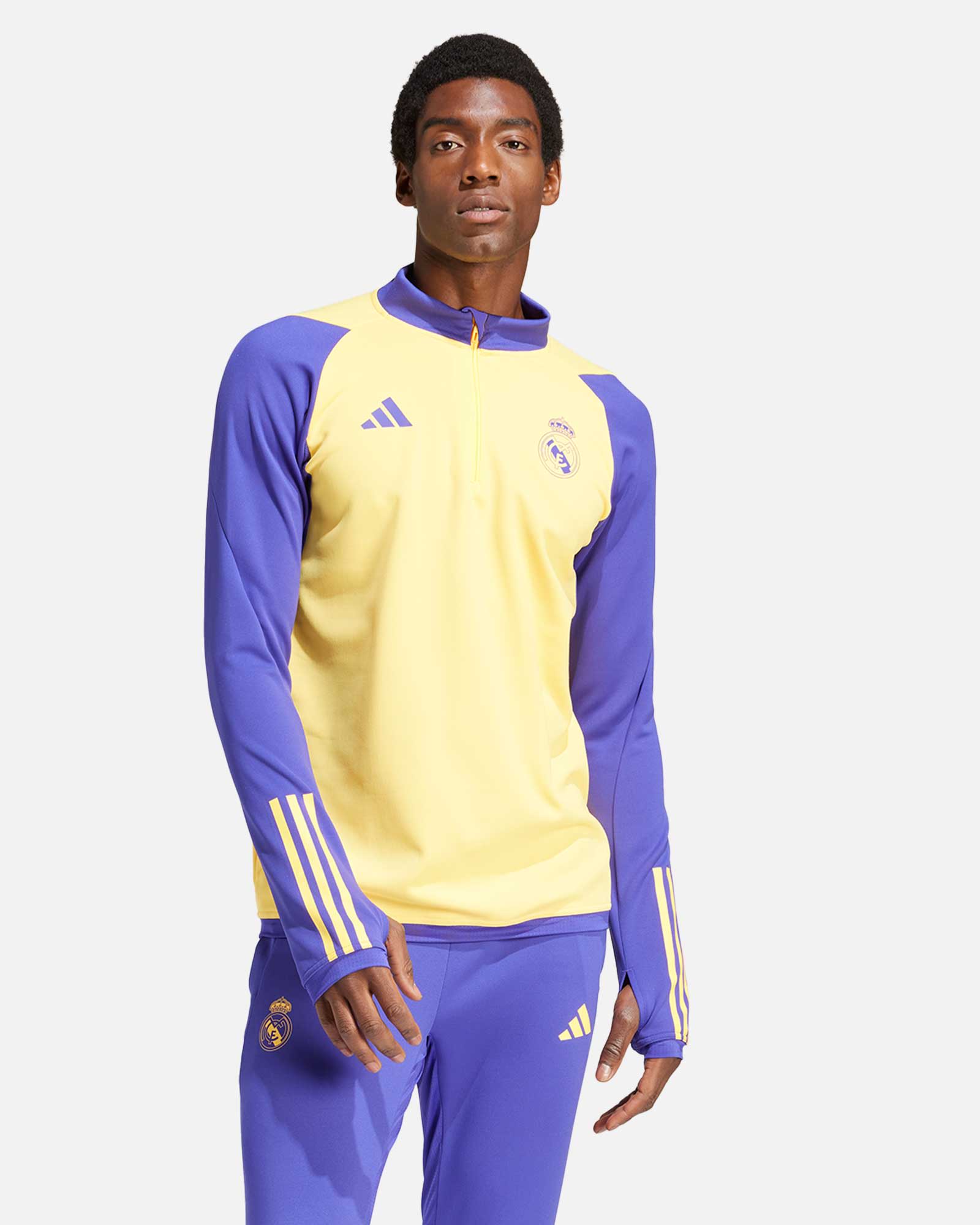 Sudadera adidas Real Madrid Lifestyler - Amarillo