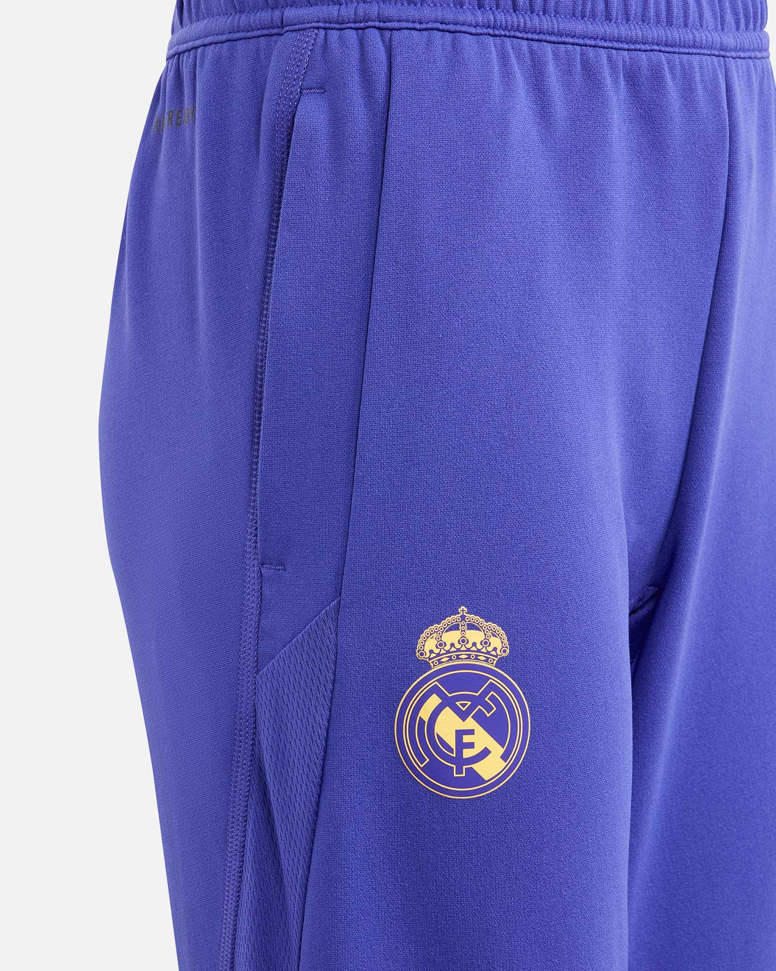 Pantalón adidas Real Madrid niño entrenamiento azul