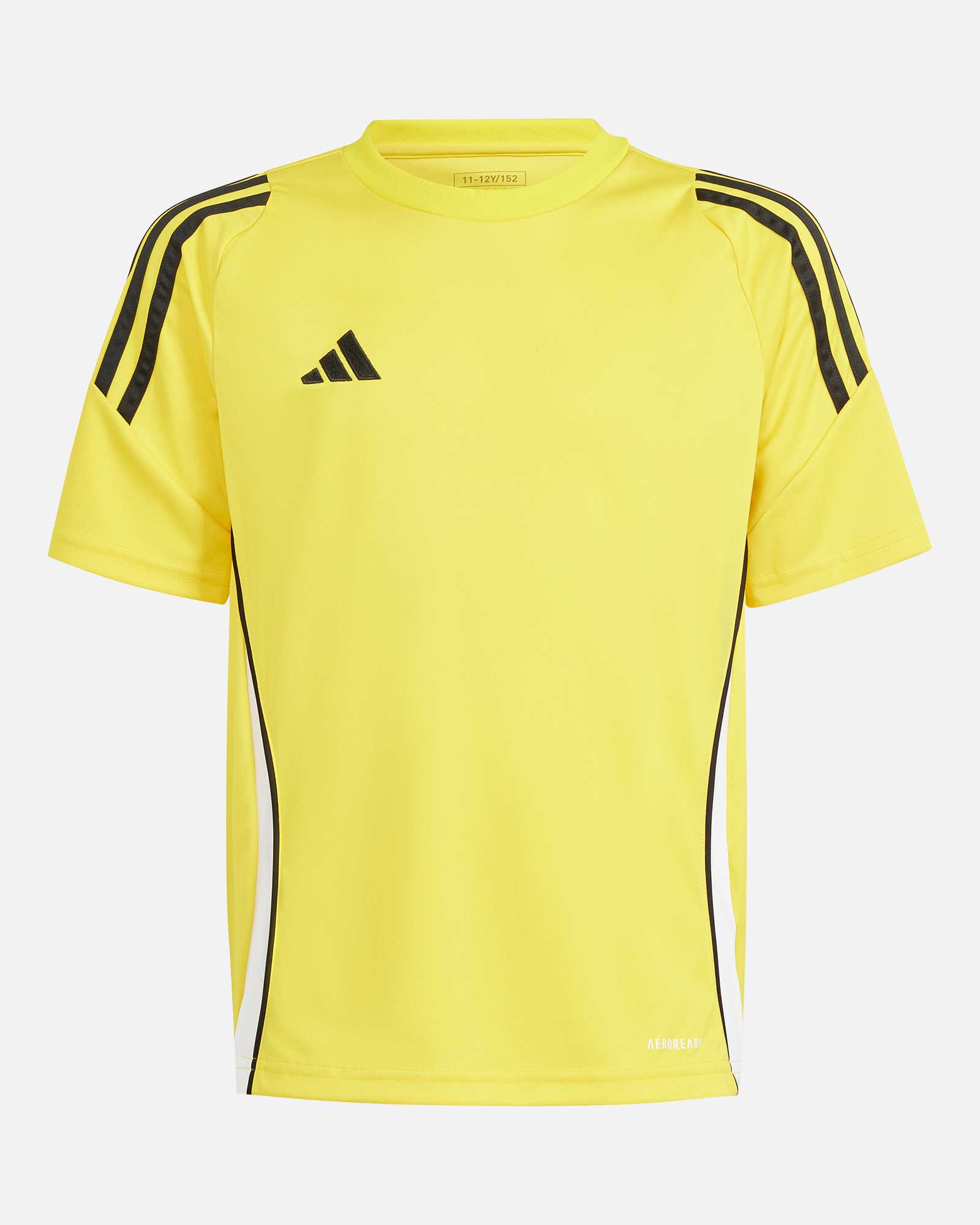 Camiseta adidas Team niño amarilla