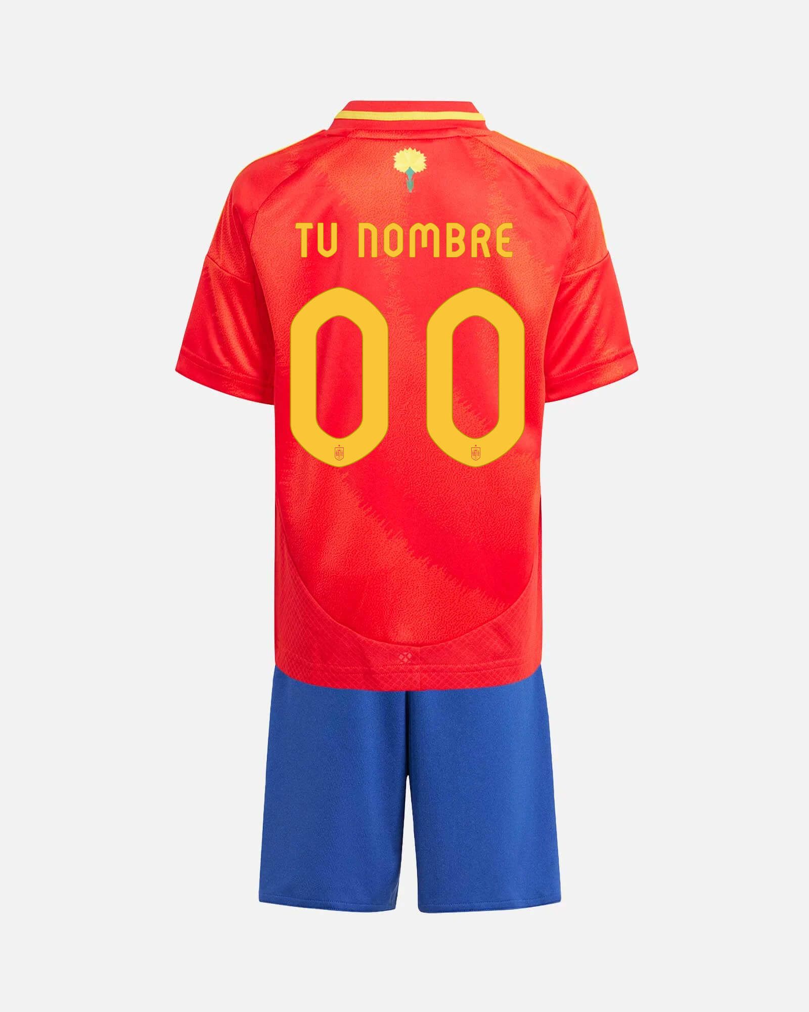 Conjunto 1ª España EURO 2024 Personalizado