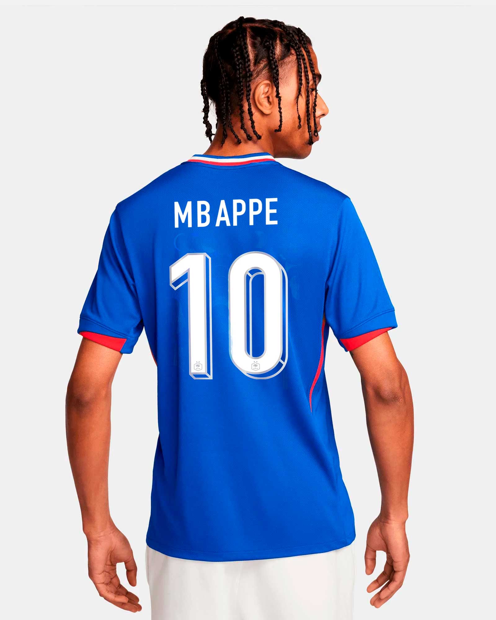 Camiseta 1ª Francia EURO 2024 Mbappé