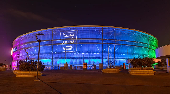 arena at night