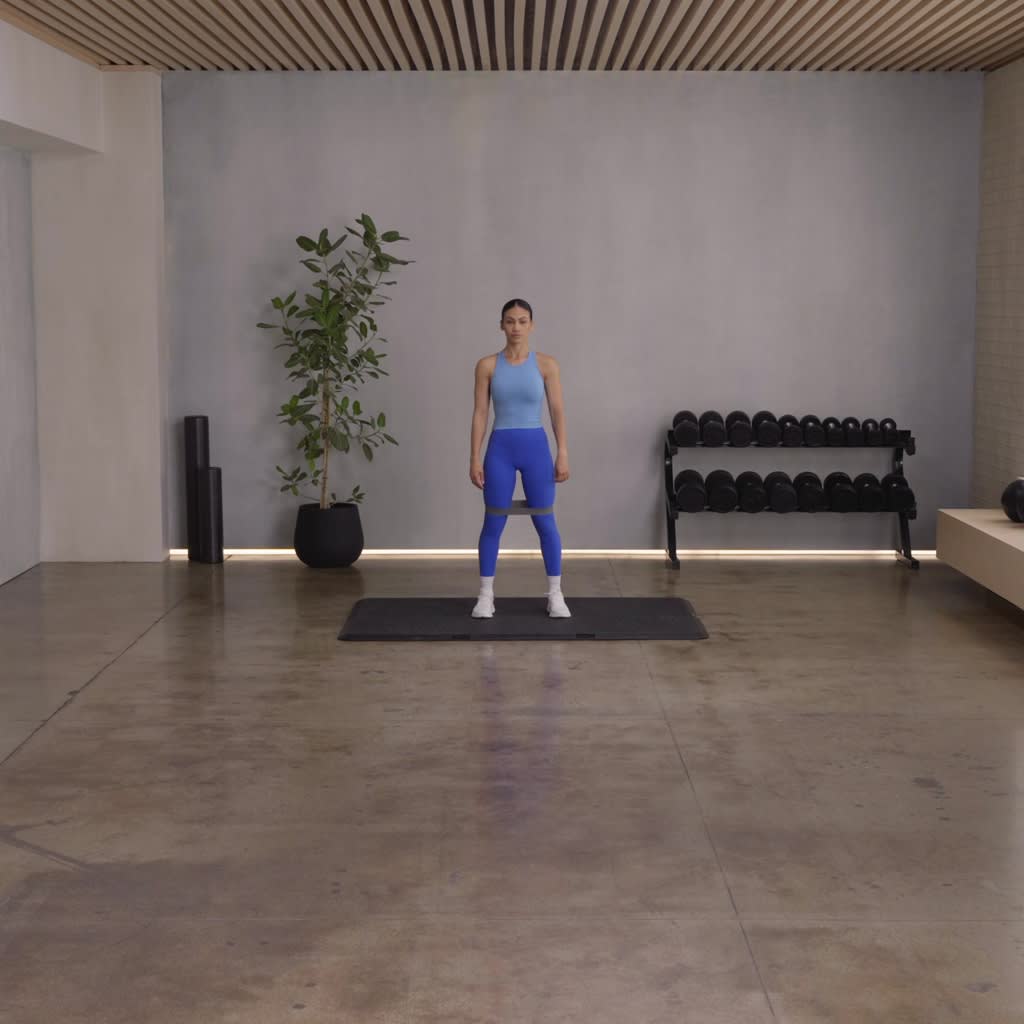 Hip Warmup Miniband Strengthening