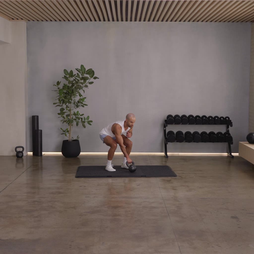 Full Body Kettlebell Barbell Complex