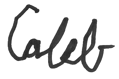 Coach Caleb's signature