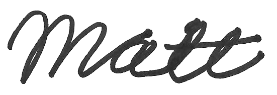 Coach Matt's signature