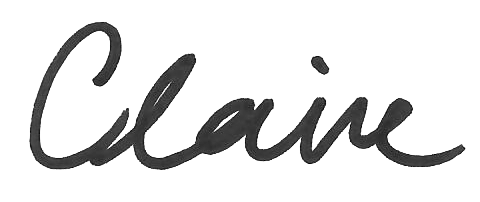 Coach Claire's signature