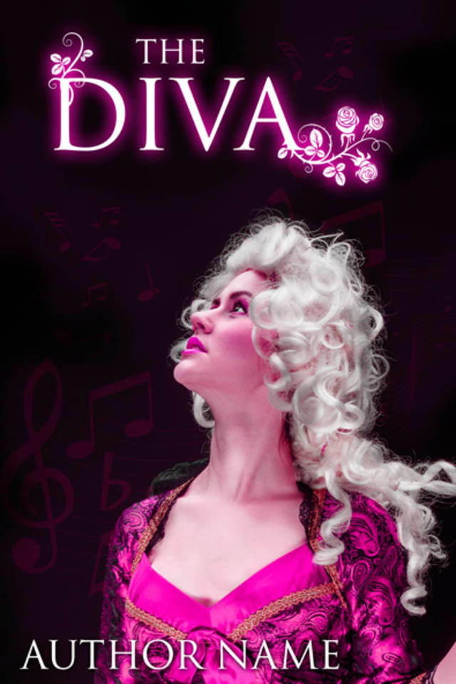 The Diva — historical fiction, romance premade book cover