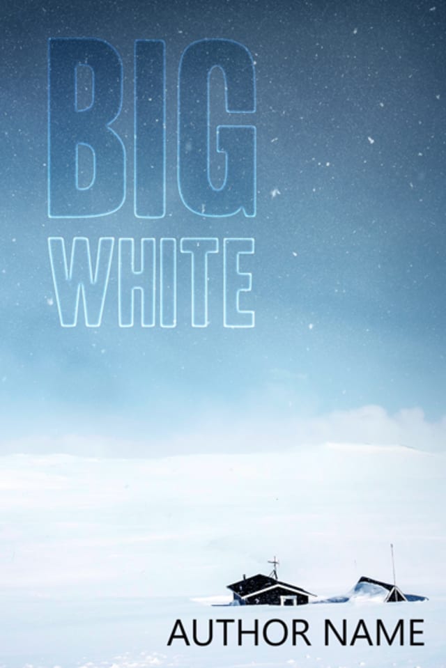 Big White — thriller, adventure premade book cover