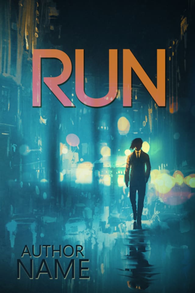 Run — thriller, crime premade book cover