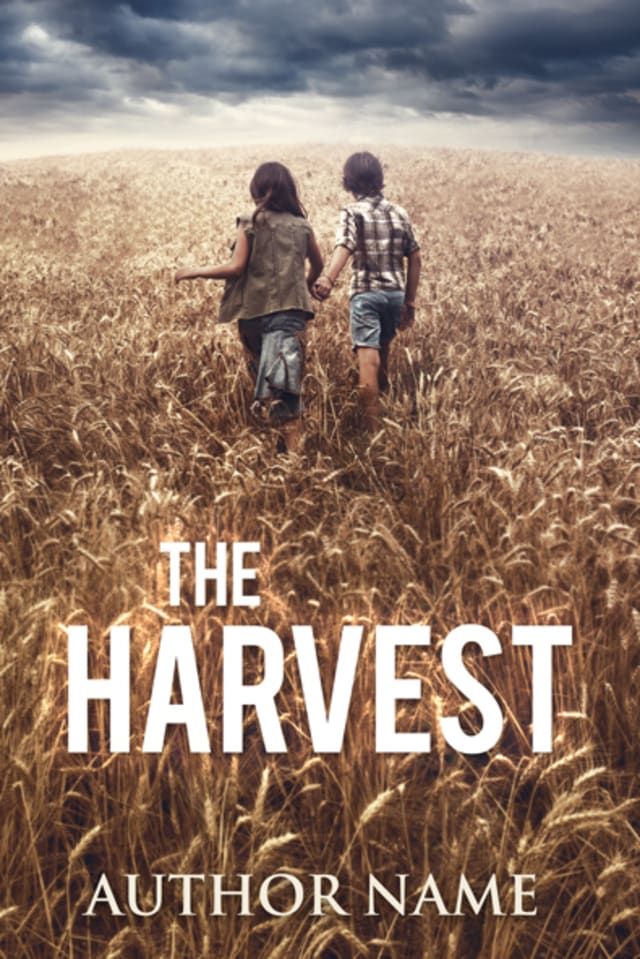 The Harvest — mystery, thriller premade book cover