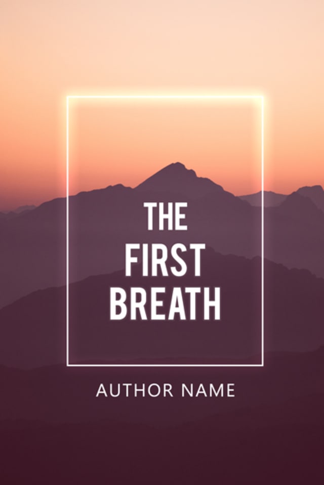 The First Breath — literary fiction, contemporary fiction premade book cover