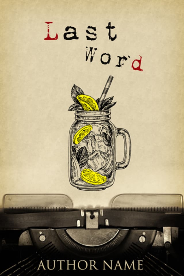 Last Word — mystery, literary fiction premade book cover