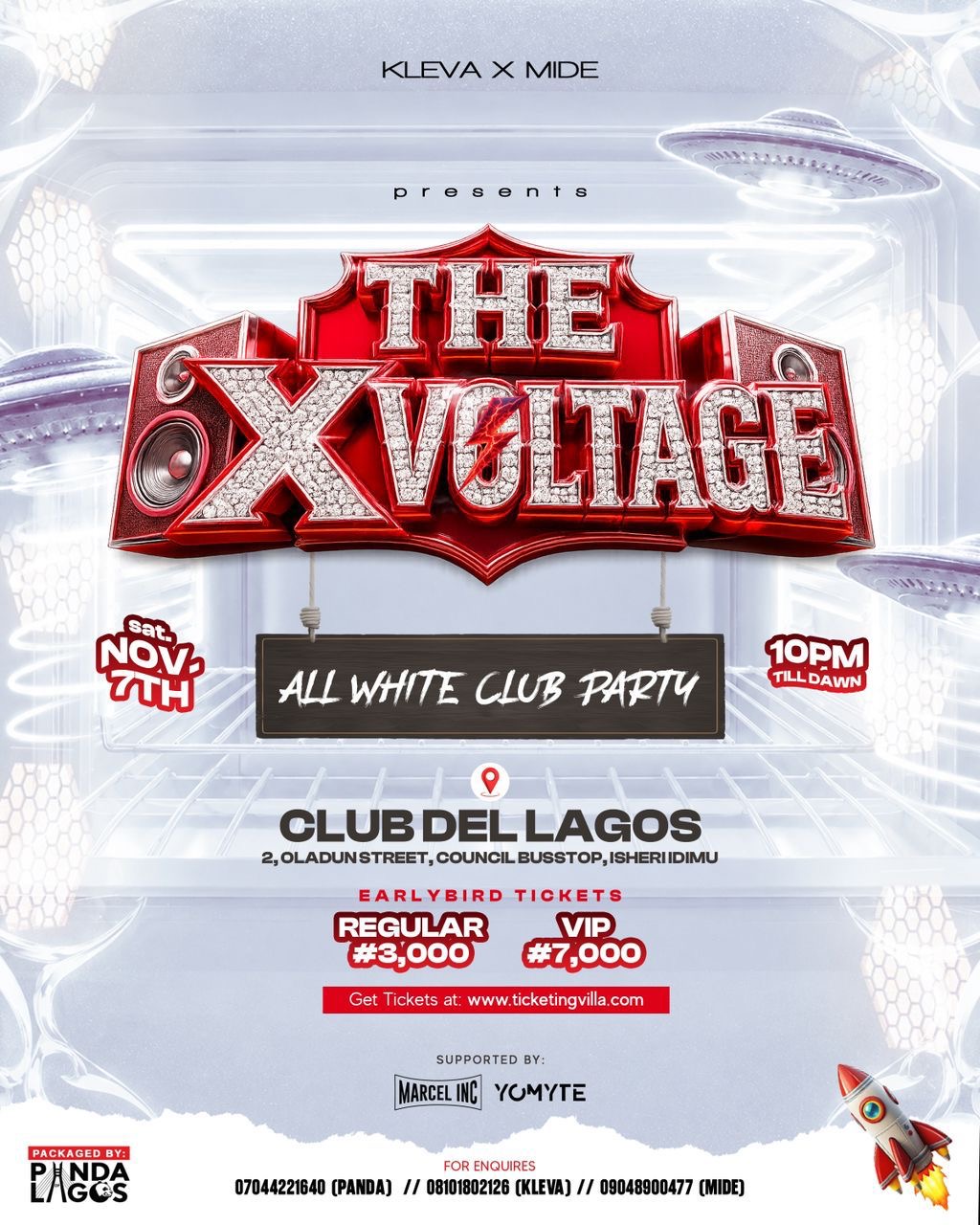 THE X VOLTAGE event poster