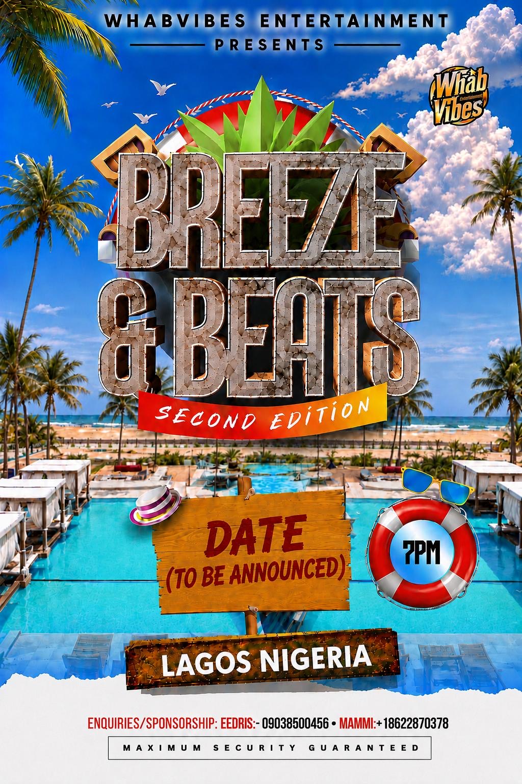BREEZE & BEATS 2.0 event poster