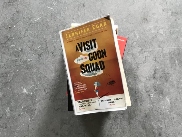 A photo of the book “A Visit from the Goon Squad” by Jennifer Egan