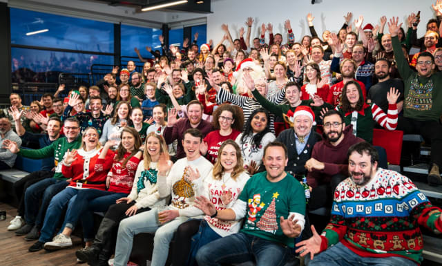 Christmas Jumper Day 2019 at FreeAgent