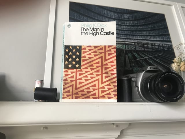 A photo of the book “The Man in the High Castle” by Philip K. Dick