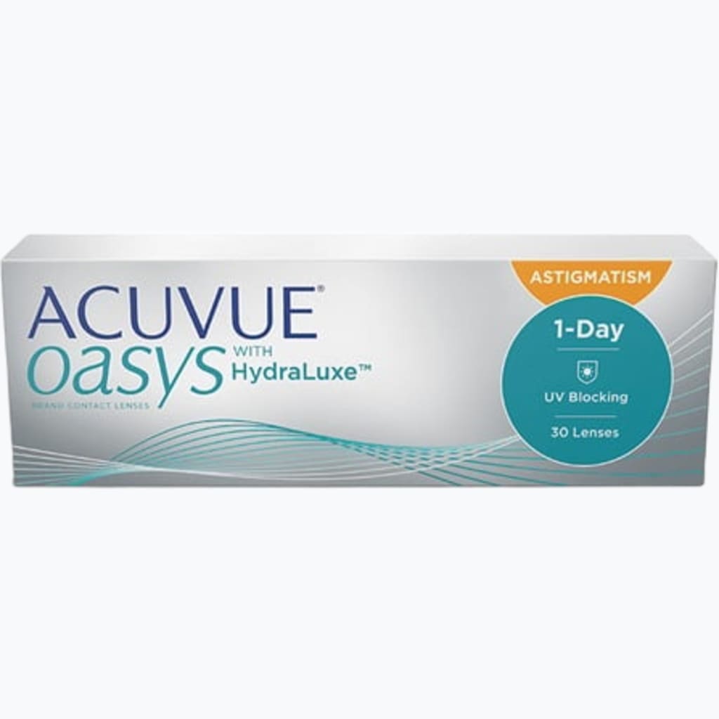 Acuvue Oasys 1-Day with HydraLuxe for Astigmatism Contact Lenses