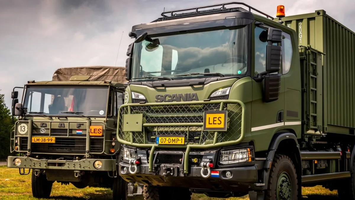 Vrachtwagens defensie te hoog voor openbare weg. Nieuwe Kamervragen FVD!