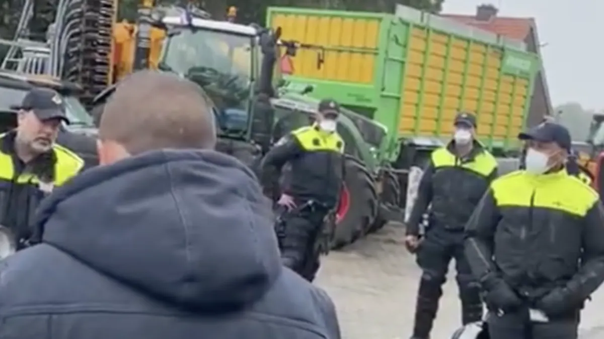 Kamervragen over arrestaties van boeren bij Wijster