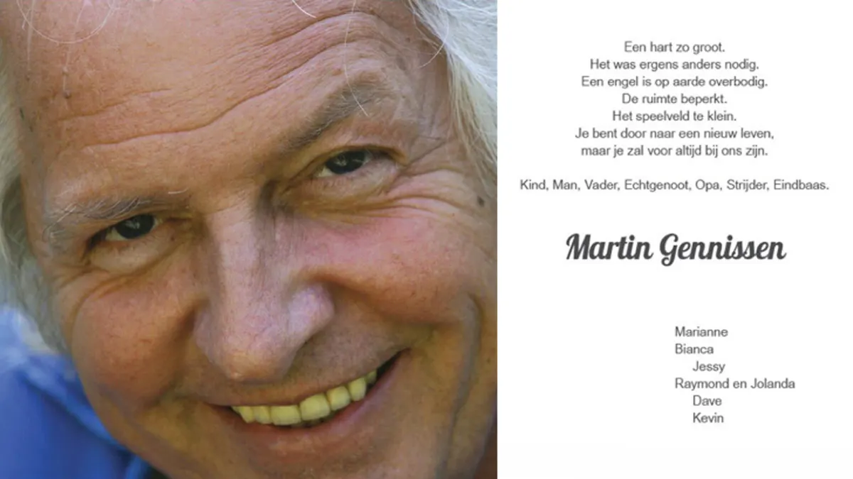 Rust zacht, lieve Martin