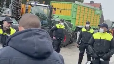 Kamervragen over arrestaties van boeren bij Wijster
