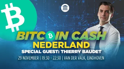 EVENT: Bitcoin Cash Nederland! Special guest: Thierry Baudet