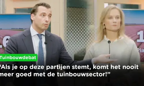 "Nederlandse telers verdienen een gelijk speelveld met de rest van Europa", Baudet in Tuinbouwdebat